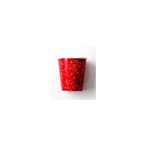 Vasos chupito rojo pack 8 und