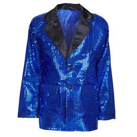 Chaqueta lentejuelas azul m-l