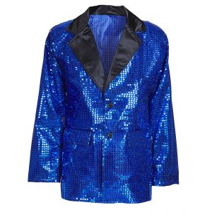 Chaqueta lentejuelas azul m-l