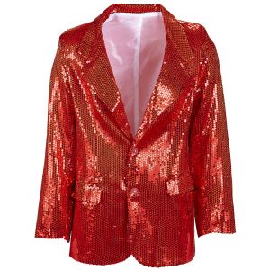 Chaqueta lentejuelas roja deluxe