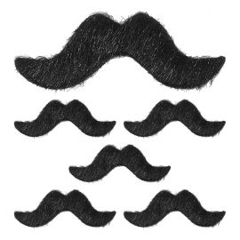 Set 6 bigotes negros