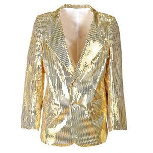 Chaqueta lentejulas oro deluxe