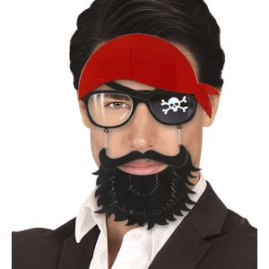 Gafas pirata con barba