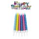 Velas happy birthday 12 unidades