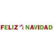 Guirnalda feliz navidad fieltro