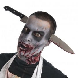 Diadema con cuchillo zombie