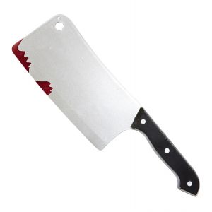 Cuchillo carnicero con sangre 30cm