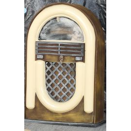 Radio antigua terror luz y sonido 21x33 