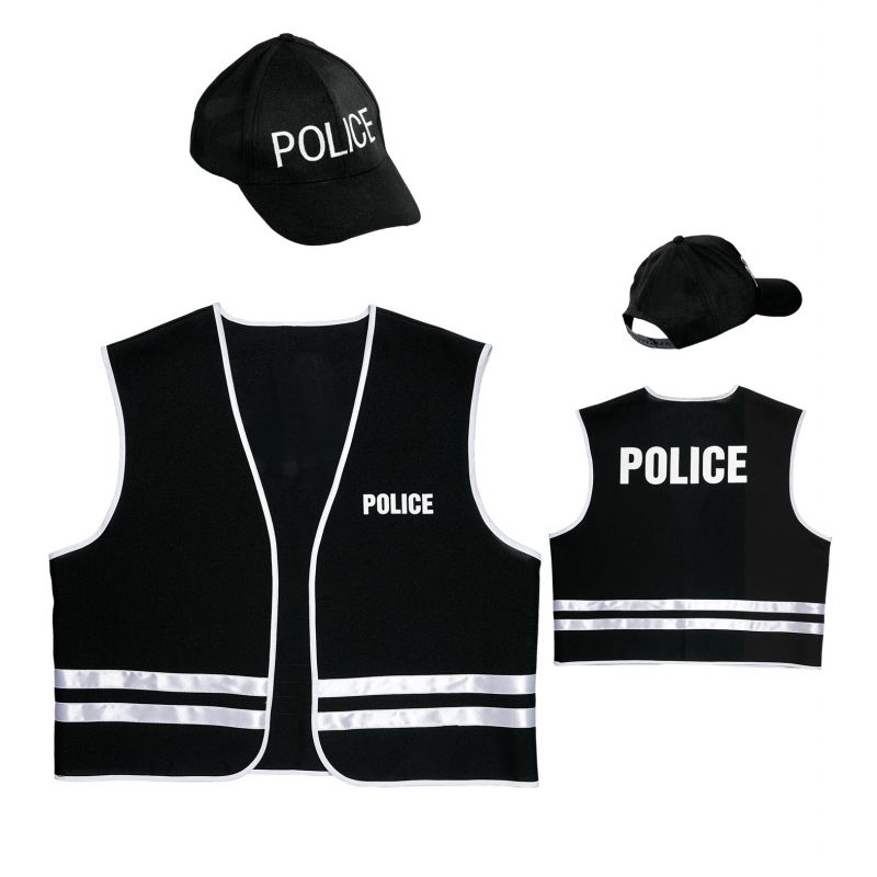 Kit Policia con gorra