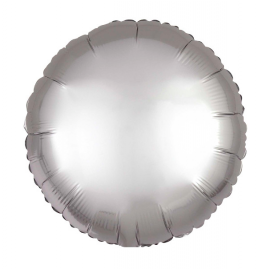 Globo helio jumbo circulo plata