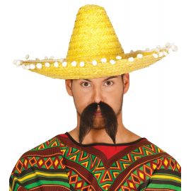 Sombrero mexicano amarillo 45 cm