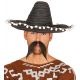 Sombrero mexicano negro 45 cm