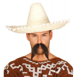 Sombrero mexicano paja 45 cm