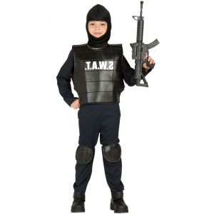 Disfraz policia swat gu