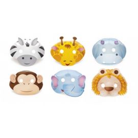 Pack 6 caretas animales