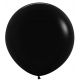 Globo r24 negro metal 60 cm