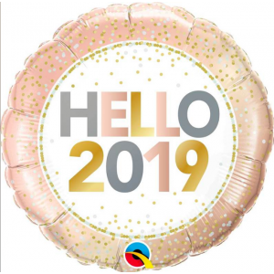 Globo helio hello 2019