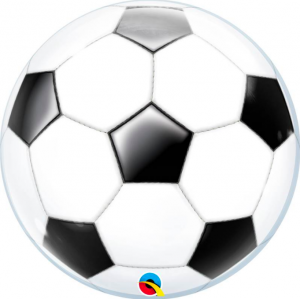 Globo helio burbuja pelota futbol