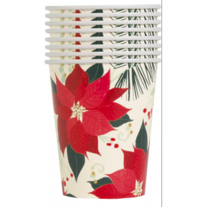 Vasos flor de navidad