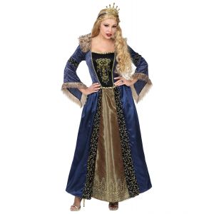Disfraz princesa medieval azul