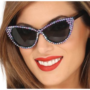 Gafas de los 50 con brillantes