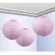 Pack 3 faroles rosas pastel