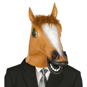 Mascara caballo con pelo latex