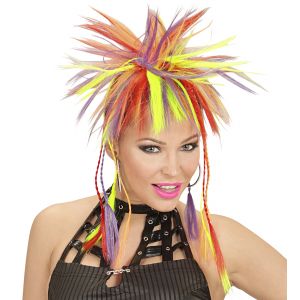 Mini trenzas multicolor fluor 