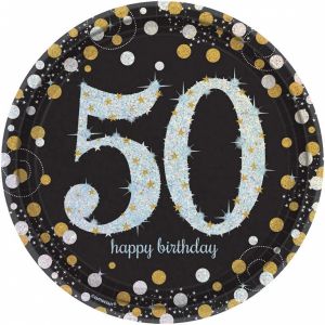 Platos celebracion 50 cumple