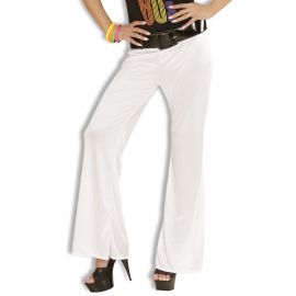 Pantalon blanco acampanado