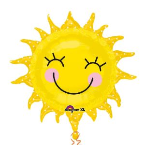 Globo helio sol feliz