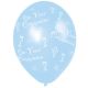 Globos comunion azul 6 unid