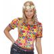 Camiseta chica hippie flores