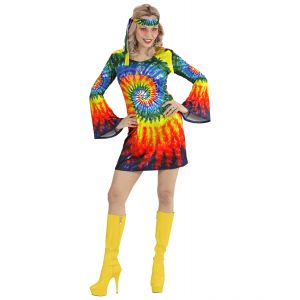 Disfraz hippie chica psicodelica