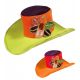 Sombrero hippie fluorescente