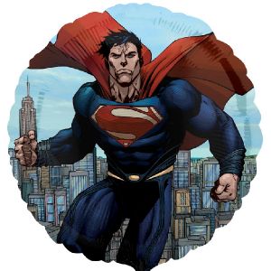 Globo helio superman redondo