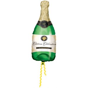 Globo helio botella champan