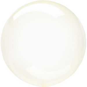 Globo burbuja cristal amarillo