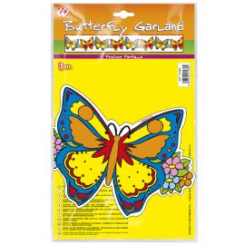 Guirnalda mariposas 3m