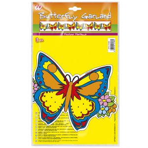 Guirnalda mariposas 3m