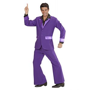 Traje party morado hombre