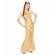 Vestido celebrity oro