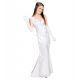 Vestido celebrity blanco brillo