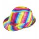 Sombrero arcoiris lentejuelas