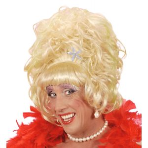 Peluca rubia drag queen