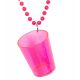 Collar con vaso rosa 