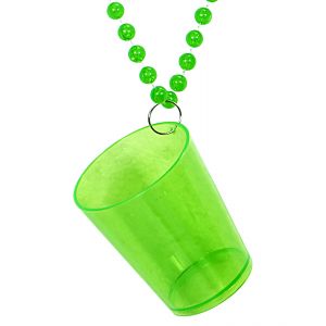 Collar con vaso verde