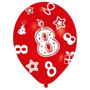 Globos numero 8 6 und