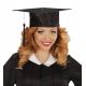 Sombrero graduado raso