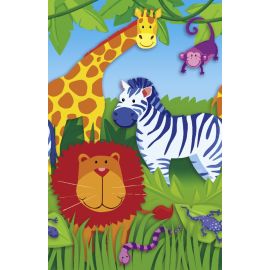 Mantel animales papel 137x259